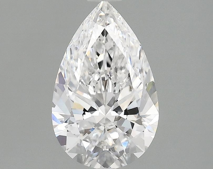 1.23 Carat Pear Shaped Ideal Cut VVS2 IGI Certified Lab Grown Diamond
