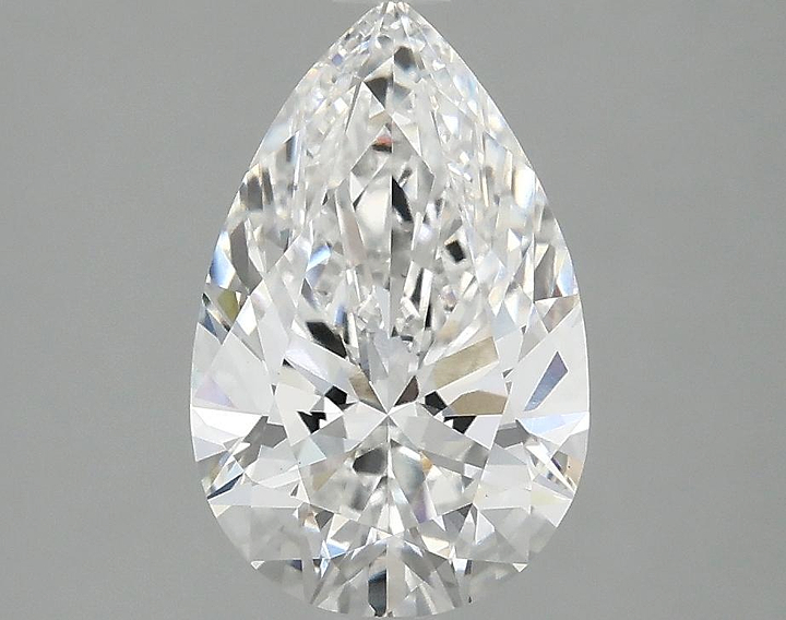 2.06 Carat Pear Shaped Ideal Cut VVS2 IGI Certified Lab Grown Diamond