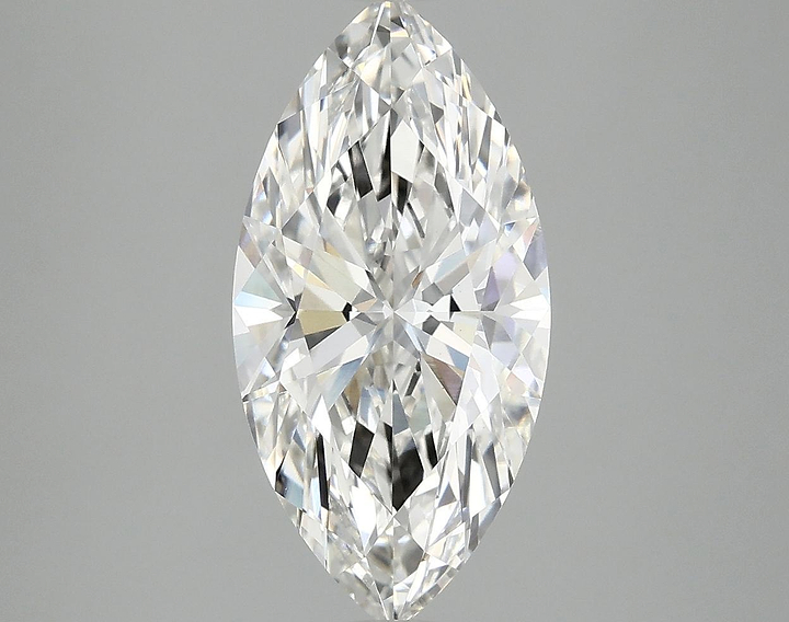 3.02 Carat Marquise Shaped Ideal Cut VVS2 IGI Certified Lab Grown Diamond