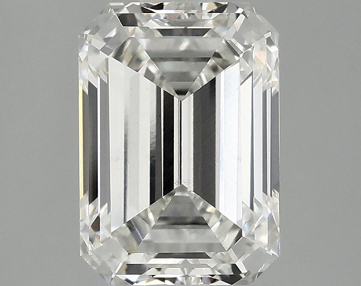 2.97 Carat Emerald Shaped Ideal Cut VS2 IGI Certified Lab Grown Diamond