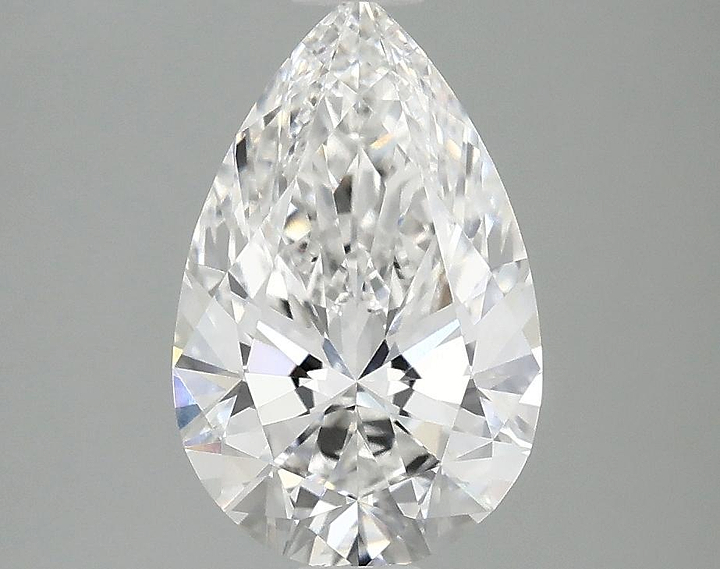 2.0 Carat Pear Shaped Ideal Cut VVS2 IGI Certified Lab Grown Diamond