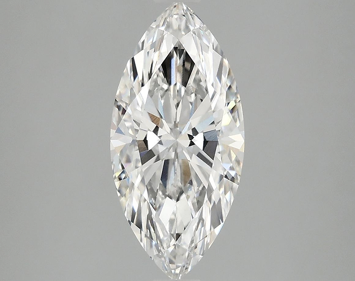 2.03 Carat Marquise Shaped Excellent Cut VVS2 IGI Certified Lab Grown Diamond