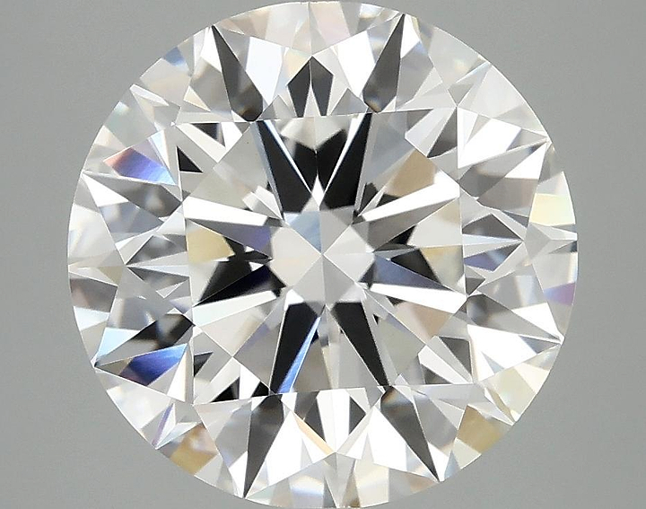 5.07 Carat Round Shaped Excellent Cut VVS2 IGI Certified Lab Grown Diamond