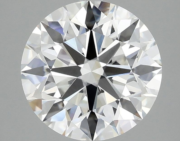 3.08 Carat Round Shaped Excellent Cut VS1 IGI Certified Lab Grown Diamond
