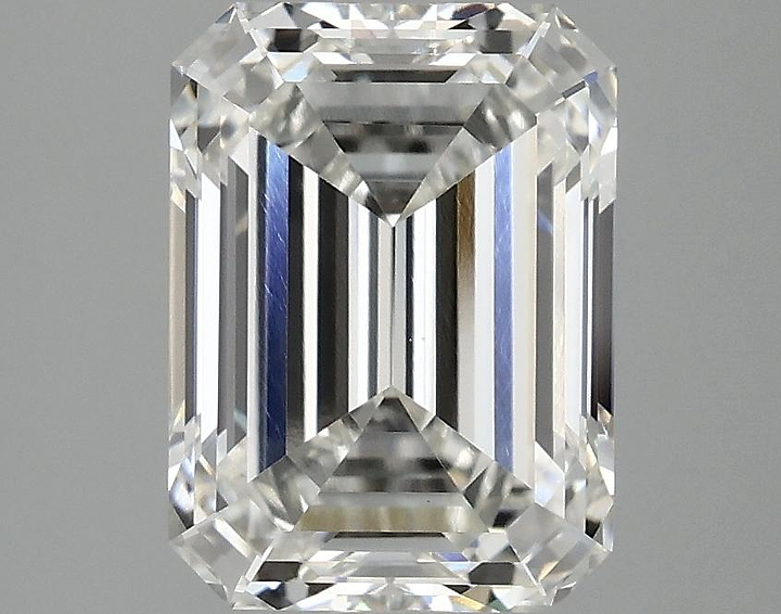 3.09 Carat Emerald Shaped Excellent Cut VS1 IGI Certified Lab Grown Diamond