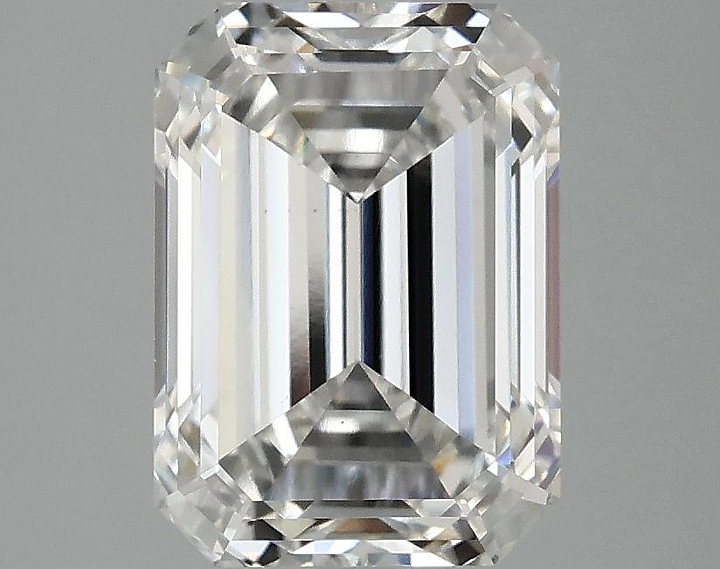 3.05 Carat Emerald Shaped Excellent Cut VS2 IGI Certified Lab Grown Diamond