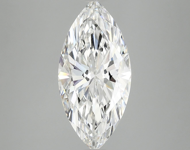 3.06 Carat Marquise Shaped Excellent Cut VVS2 IGI Certified Lab Grown Diamond