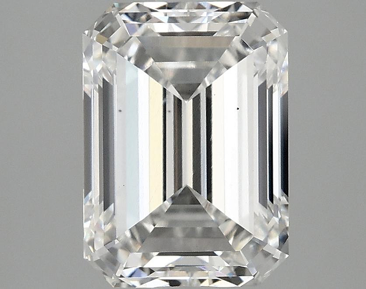 3.04 Carat Emerald Shaped Excellent Cut VS2 IGI Certified Lab Grown Diamond