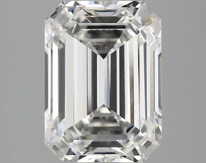 3.08 Carat Emerald Shaped Excellent Cut VS1 IGI Certified Lab Grown Diamond