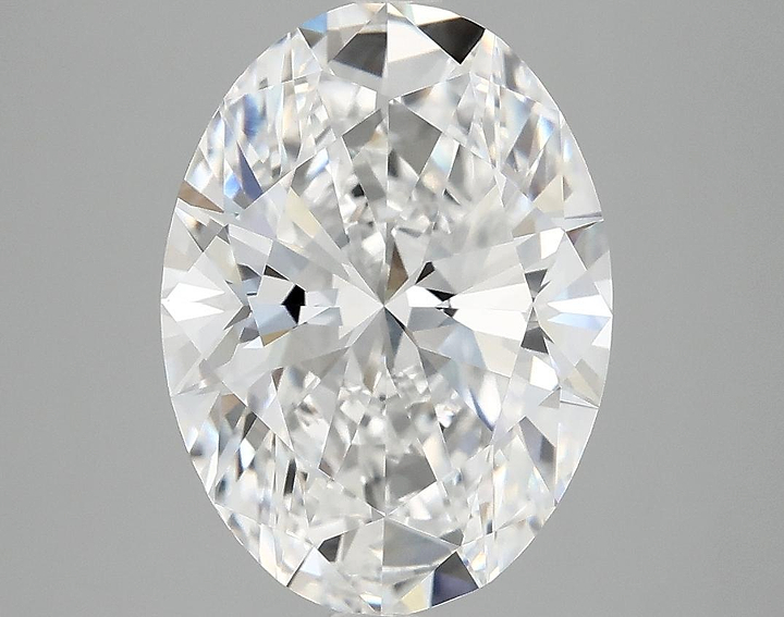 3.84 Carat Oval Shaped Excellent Cut VVS2 IGI Certified Lab Grown Diamond
