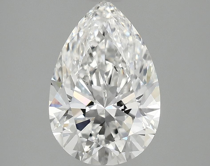2.35 Carat Pear Shaped Excellent Cut VVS2 IGI Certified Lab Grown Diamond