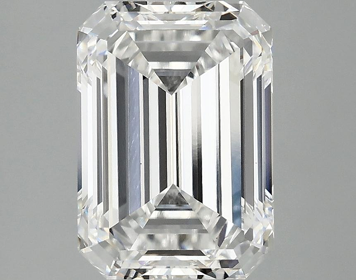 2.97 Carat Emerald Shaped Ideal Cut VS1 IGI Certified Lab Grown Diamond
