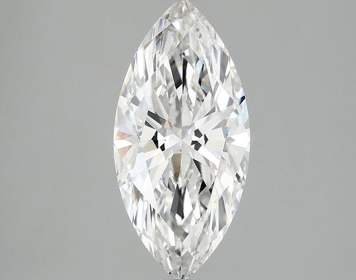 2.01 Carat Marquise Shaped Excellent Cut VVS2 IGI Certified Lab Grown Diamond