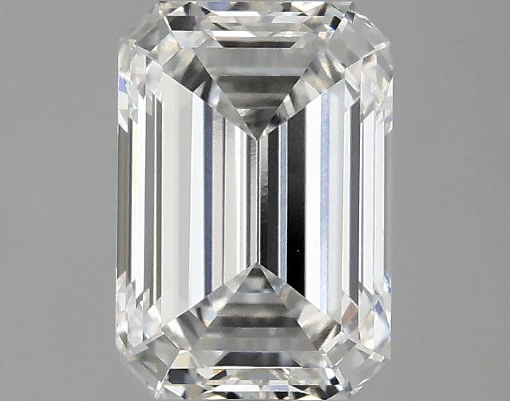 2.05 Carat Emerald Shaped Ideal Cut VVS2 IGI Certified Lab Grown Diamond