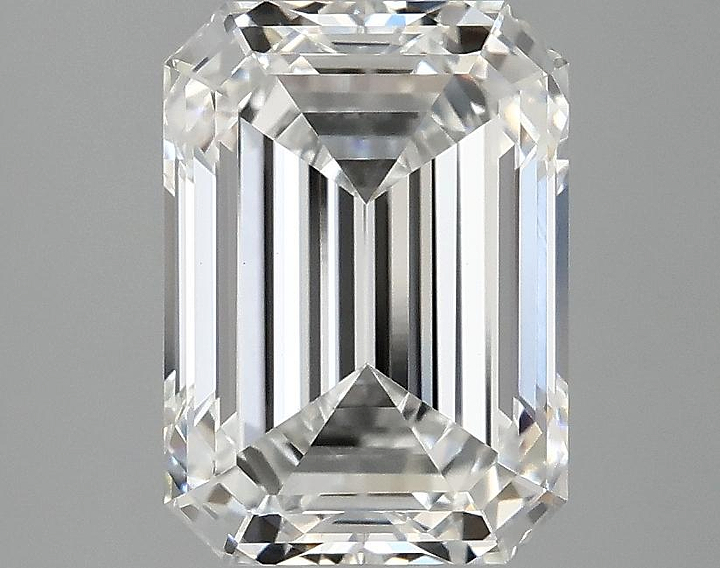 3.09 Carat Emerald Shaped Ideal Cut VS1 IGI Certified Lab Grown Diamond