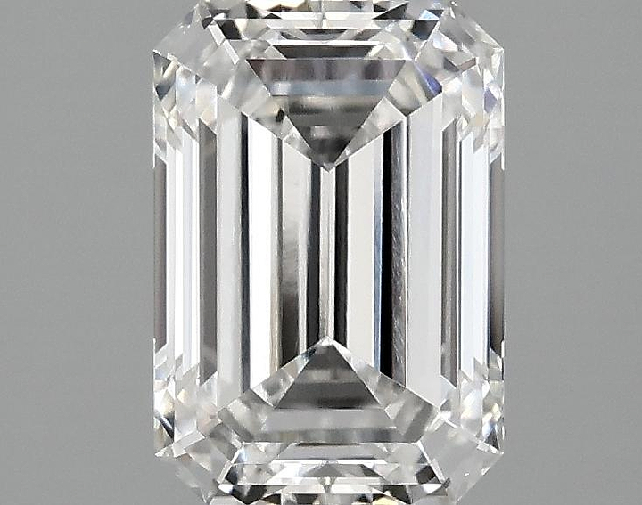 2.05 Carat Emerald Shaped Ideal Cut VVS2 IGI Certified Lab Grown Diamond