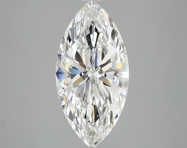 3.06 Carat Marquise Shaped Ideal Cut VVS2 IGI Certified Lab Grown Diamond