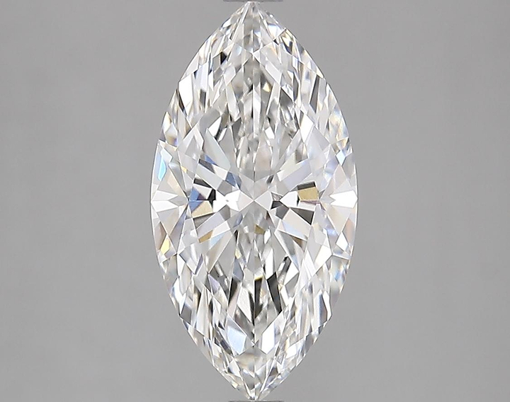 2.0 Carat Marquise Shaped Ideal Cut VVS2 IGI Certified Lab Grown Diamond