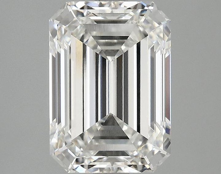 3.1 Carat Emerald Shaped Ideal Cut VS1 IGI Certified Lab Grown Diamond