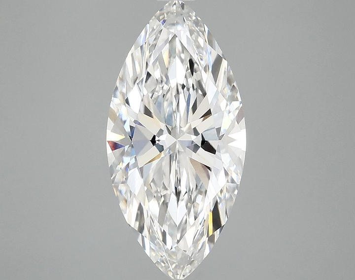 3.01 Carat Marquise Shaped Ideal Cut VVS2 IGI Certified Lab Grown Diamond