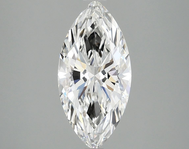 2.04 Carat Marquise Shaped Excellent Cut VVS2 IGI Certified Lab Grown Diamond