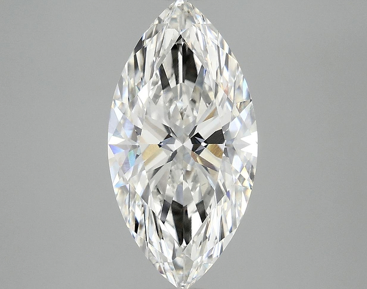 3.06 Carat Marquise Shaped Ideal Cut VVS2 IGI Certified Lab Grown Diamond