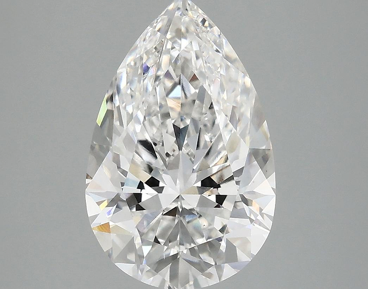 3.08 Carat Pear Shaped Ideal Cut VS1 IGI Certified Lab Grown Diamond