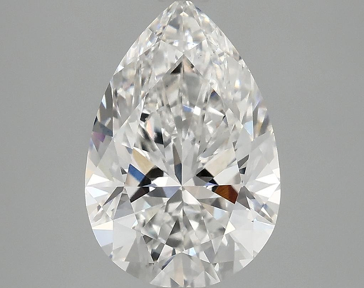 3.06 Carat Pear Shaped Excellent Cut VS1 IGI Certified Lab Grown Diamond