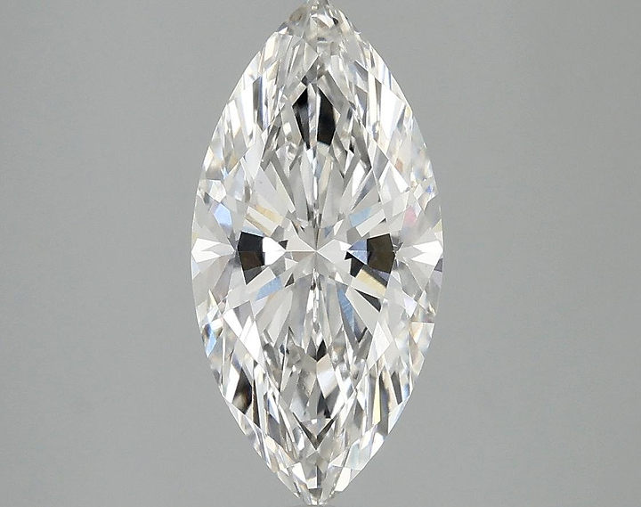 2.1 Carat Marquise Shaped Excellent Cut VVS2 IGI Certified Lab Grown Diamond