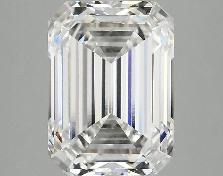 3.08 Carat Emerald Shaped Excellent Cut VVS2 IGI Certified Lab Grown Diamond