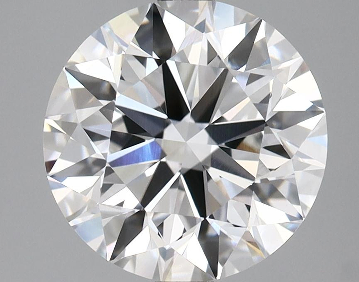 3.04 Carat Round Shaped Excellent Cut VVS2 IGI Certified Lab Grown Diamond