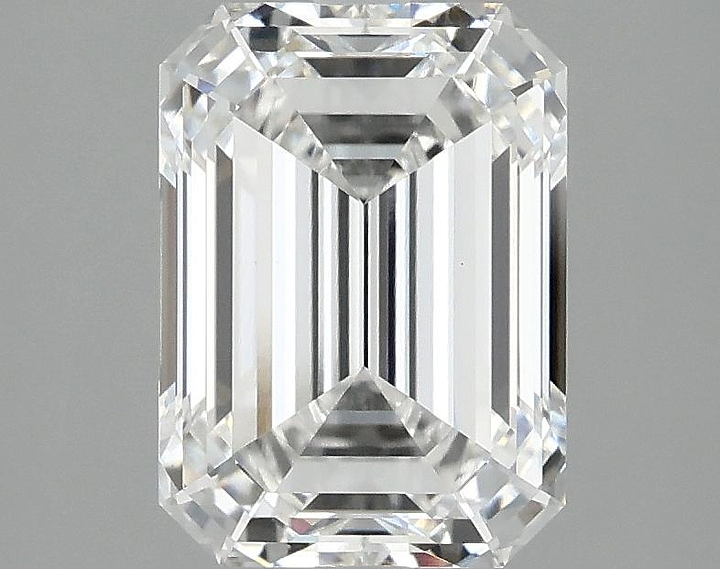 2.59 Carat Emerald Shaped Excellent Cut VVS2 IGI Certified Lab Grown Diamond