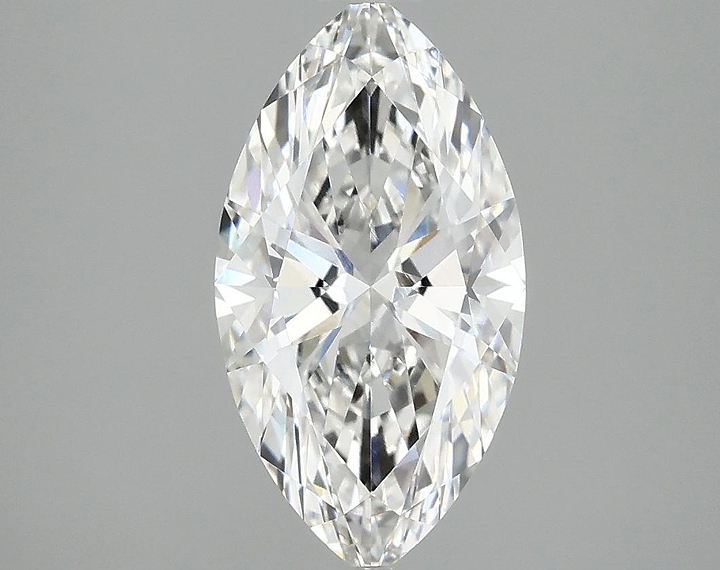 2.1 Carat Marquise Shaped Excellent Cut VVS2 IGI Certified Lab Grown Diamond