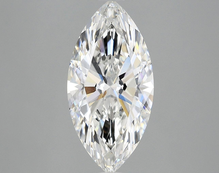 3.02 Carat Marquise Shaped Ideal Cut VVS2 IGI Certified Lab Grown Diamond