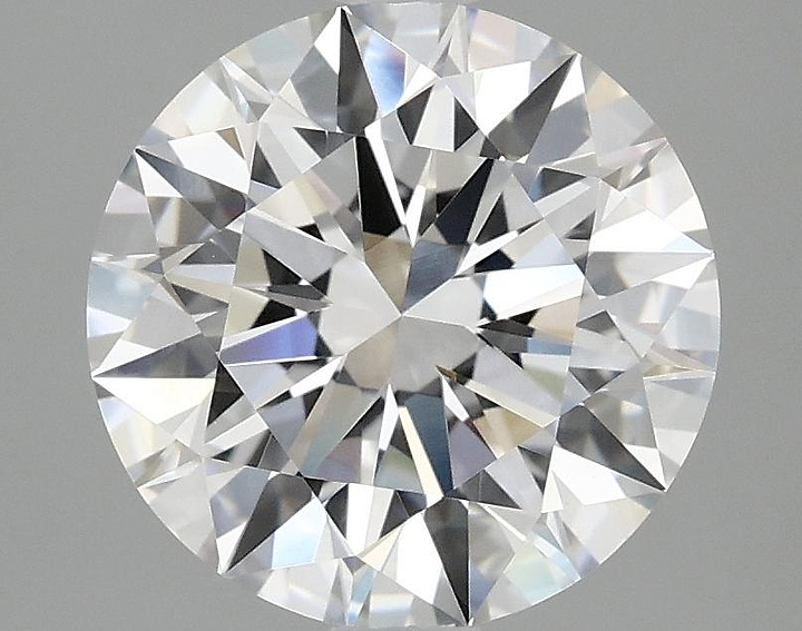 3.09 Carat Round Shaped Ideal Cut VVS2 IGI Certified Lab Grown Diamond