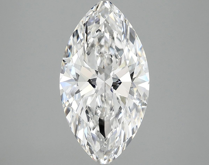 3.01 Carat Marquise Shaped Excellent Cut VVS2 IGI Certified Lab Grown Diamond