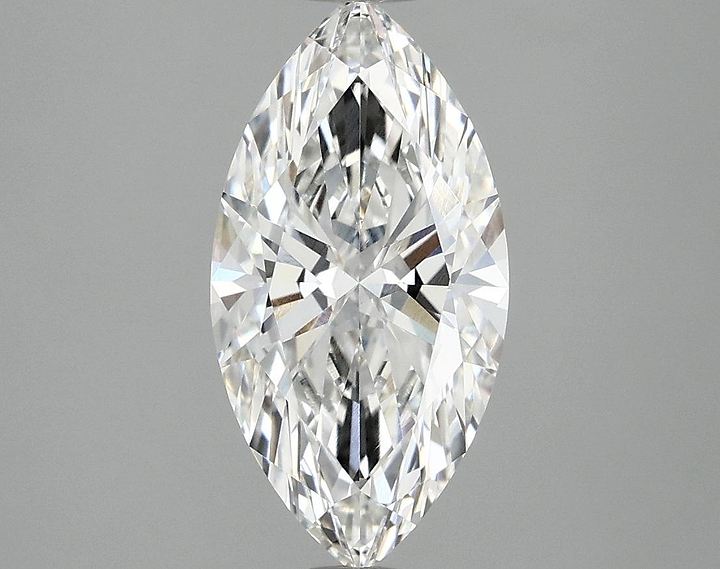2.1 Carat Marquise Shaped Ideal Cut VVS2 IGI Certified Lab Grown Diamond