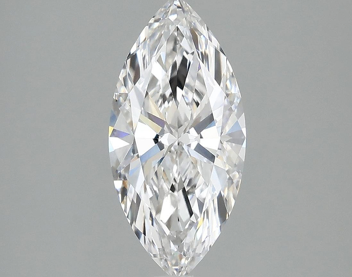 1.47 Carat Marquise Shaped Excellent Cut VVS2 IGI Certified Lab Grown Diamond