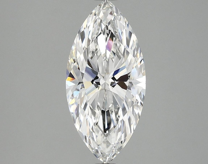 2.08 Carat Marquise Shaped Excellent Cut VVS2 IGI Certified Lab Grown Diamond