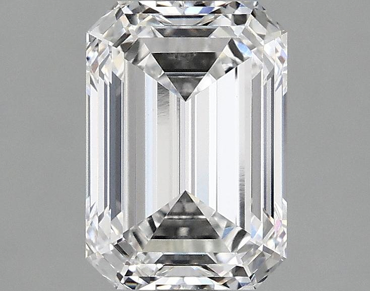 2.06 Carat Emerald Shaped Ideal Cut VS1 IGI Certified Lab Grown Diamond
