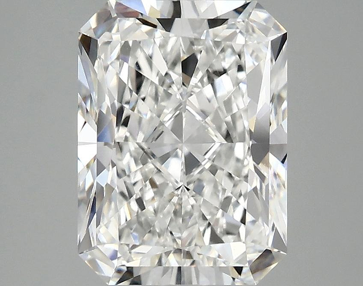 3.08 Carat Radiant Shaped Excellent Cut VVS2 IGI Certified Lab Grown Diamond