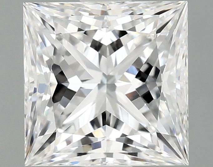1.57 Carat Princess Shaped Ideal Cut VVS2 IGI Certified Lab Grown Diamond