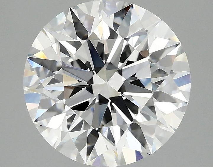 3.09 Carat Round Shaped Excellent Cut VVS2 IGI Certified Lab Grown Diamond