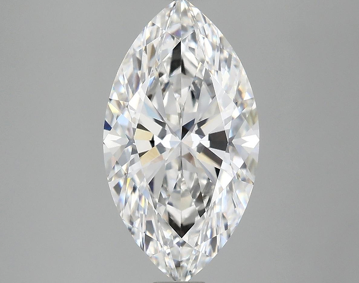 3.08 Carat Marquise Shaped Very Good Cut VVS2 IGI Certified Lab Grown Diamond