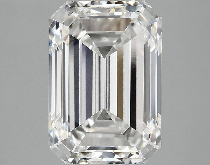3.1 Carat Emerald Shaped Ideal Cut VVS2 IGI Certified Lab Grown Diamond