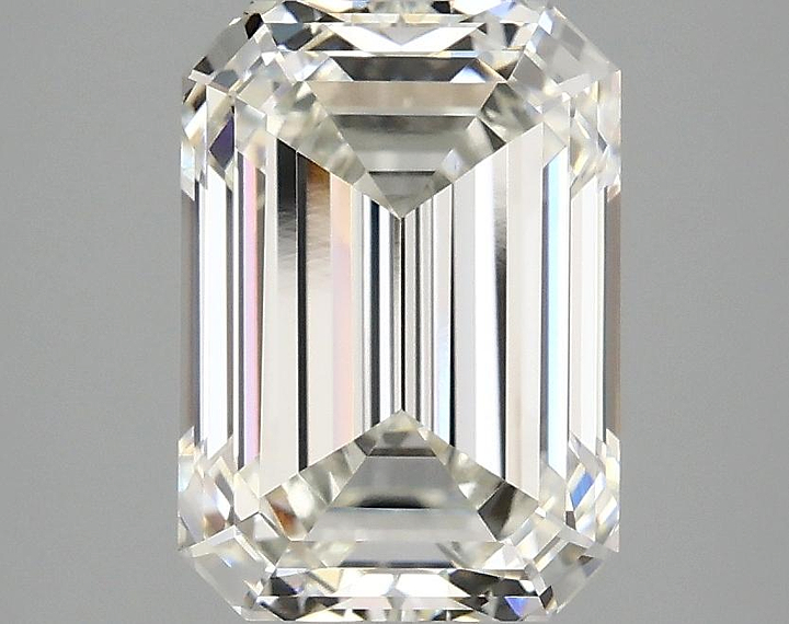 3.04 Carat Emerald Shaped Ideal Cut VVS2 IGI Certified Lab Grown Diamond