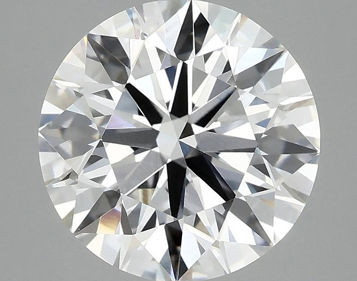 3.09 Carat Round Shaped Ideal Cut VVS2 IGI Certified Lab Grown Diamond