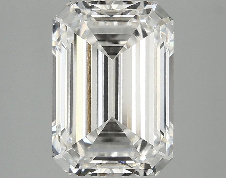 3.06 Carat Emerald Shaped Ideal Cut VVS2 IGI Certified Lab Grown Diamond