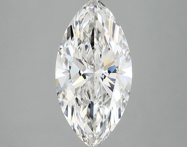 2.02 Carat Marquise Shaped Ideal Cut VVS2 IGI Certified Lab Grown Diamond