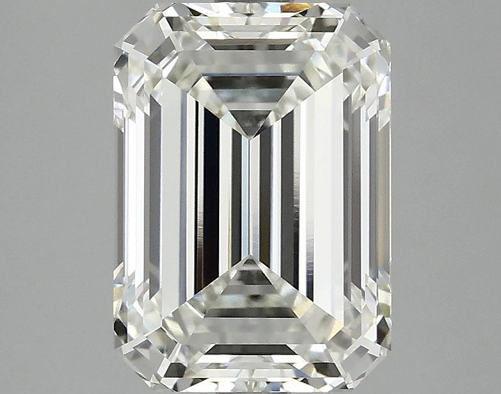 3.1 Carat Emerald Shaped Ideal Cut VVS2 IGI Certified Lab Grown Diamond